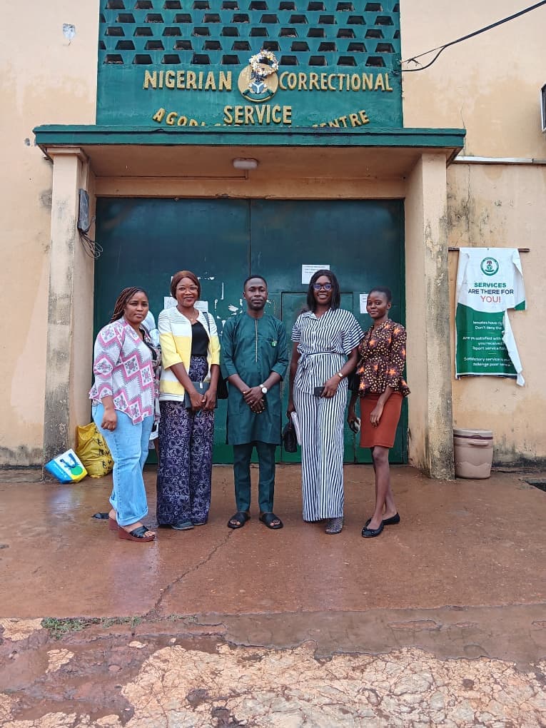 Members of the Taming Wonders team at Agodi Custodial Centre